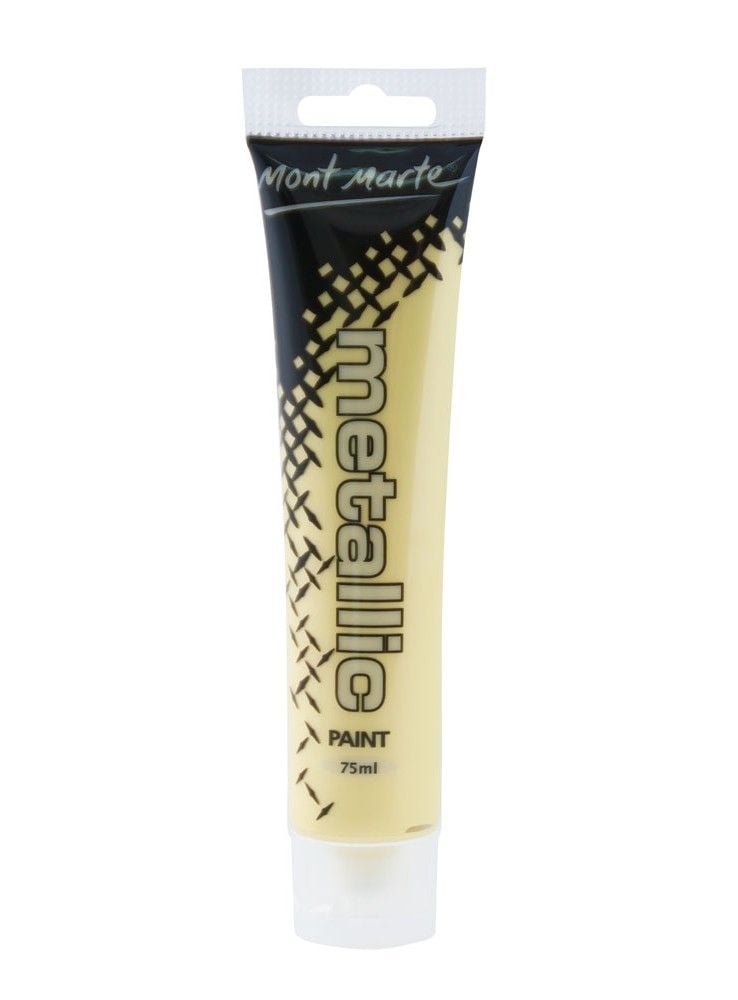  Chai Màu Vẽ Metallic Acrylic 75ml Yellow 