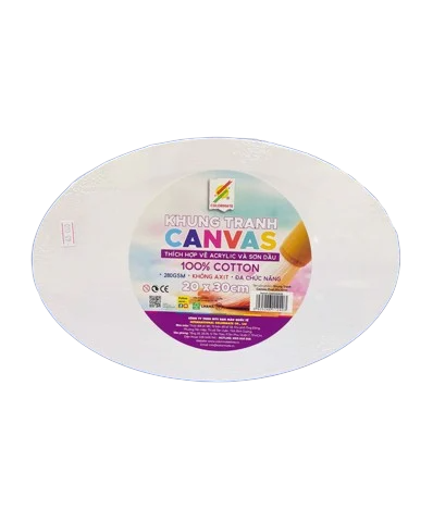 Khung canvas oval 20x30cm-Colormate 