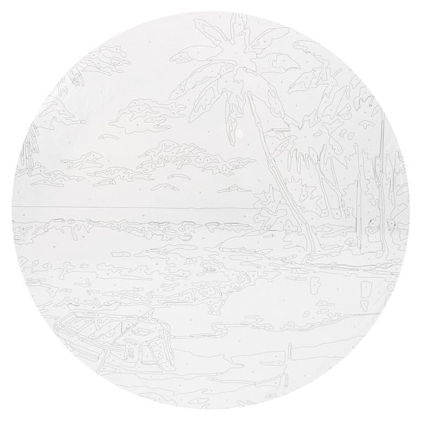  Tranh Tô Màu Số Hoá Beach 30cm-Colormate 