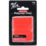  Đất Sét Polymer MM Make n Bake 60g - Scarlet 