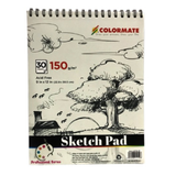  Tập Giấy Vẽ Sketch Pad A4 Định Lượng 150GMS 30 Tờ-Colormate 