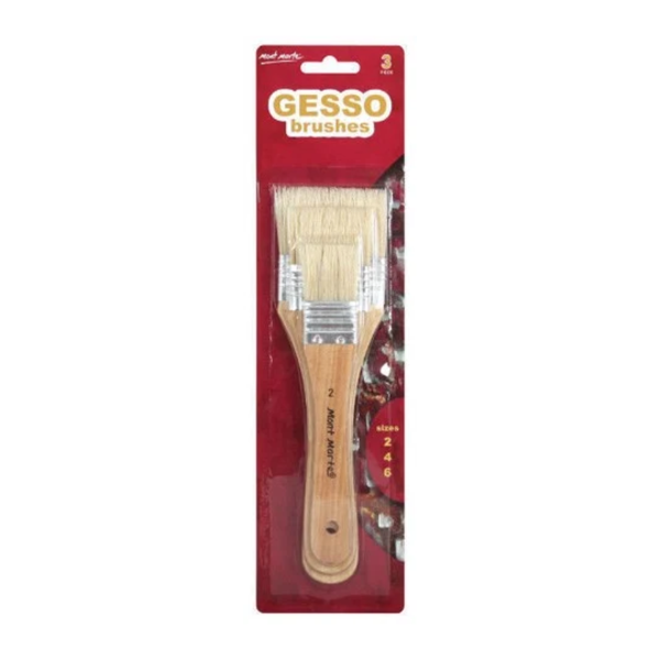  Bộ 3 cây cọ Gesso Brushes Sizes 2, 4, 6 
