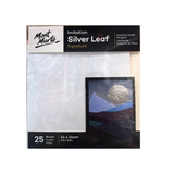  MM Imitation Silver Leaf 14X14Cm 25 Sheets 