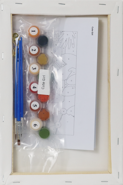  Tranh Tô Màu Số Hóa CUTE GIRL A4-Colormate 