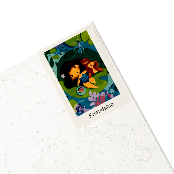  Tranh Tô Màu Số Hoá FRIENDSHIP A4-Colormate 