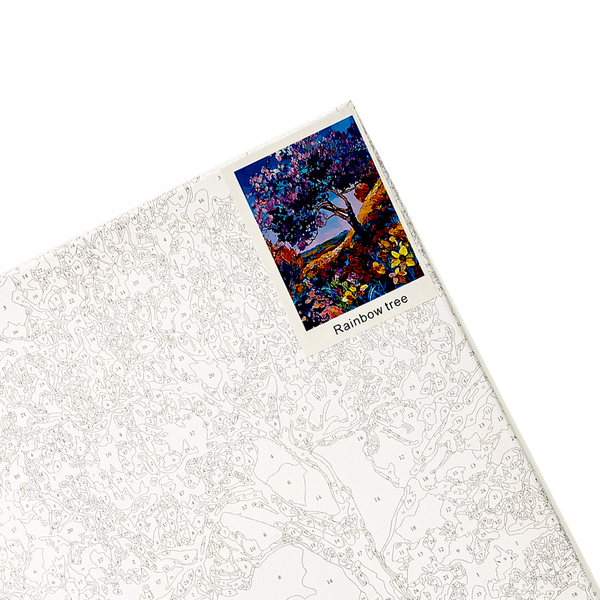  Tranh Tô Màu Số Hóa RAINBOW TREE A3-Colormate 