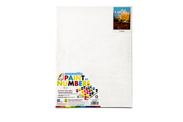  Tranh Tô Màu Số Hoá TRAVEL A3-Colormate 
