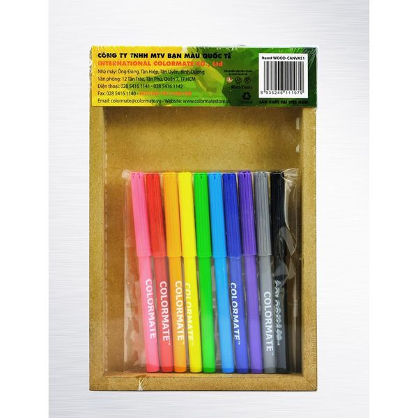  CANVAS Gỗ Khinh Khí Cầu (6x9)-Colormate 