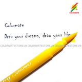  Bộ 12 Bút Lông Đầu Cọ Màu Nước Brush Pen-Colormate 