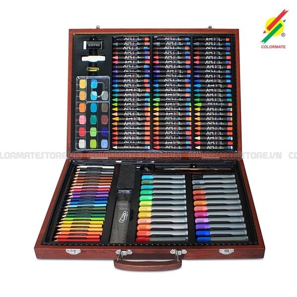  Bộ Màu Vẽ Hộp Gỗ MS-153W-Colormate 
