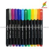  Bộ 12 Bút Lông Kim Perma Marker FT-07-Colormate 