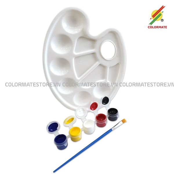  Khay Pha Màu Oval 23x16cm-Colormate 