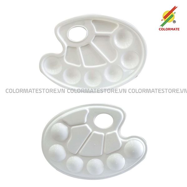  Khay Pha Màu Oval 23x16cm-Colormate 
