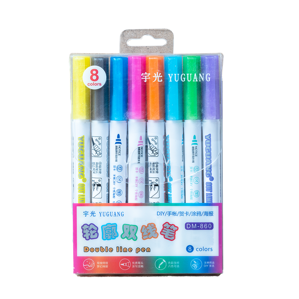  Viết Kim Tuyến Viền 8 Cây 