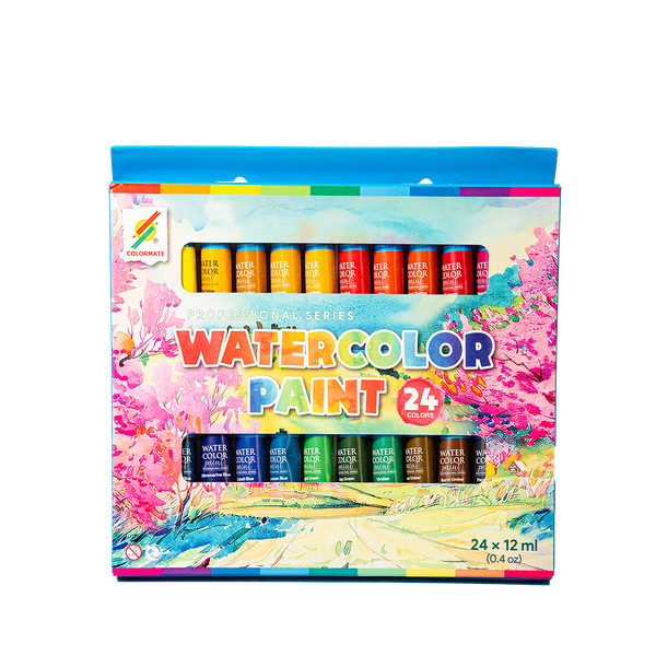  Hộp màu vẽ nước 24 tuýp-Colormate 