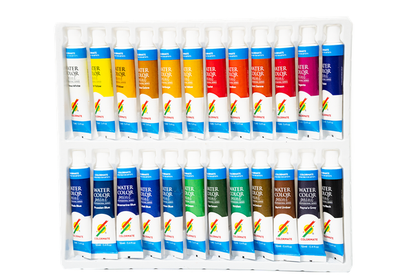  Hộp màu vẽ nước 24 tuýp-Colormate 