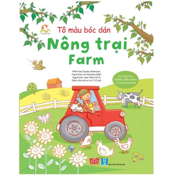  Tô màu bóc dán - Nông trại - Farm_ST_USB 