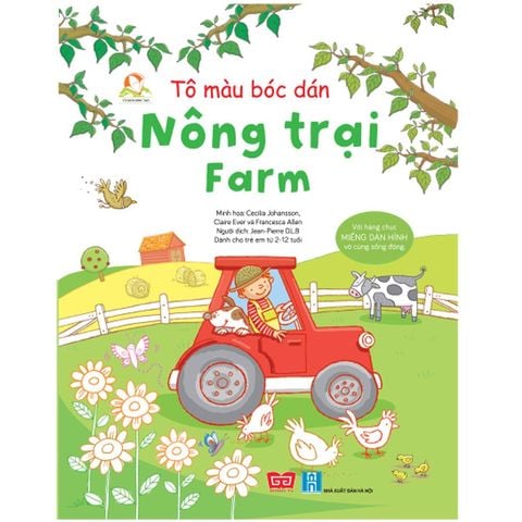 Tô màu bóc dán - Nông trại - Farm_ST_USB