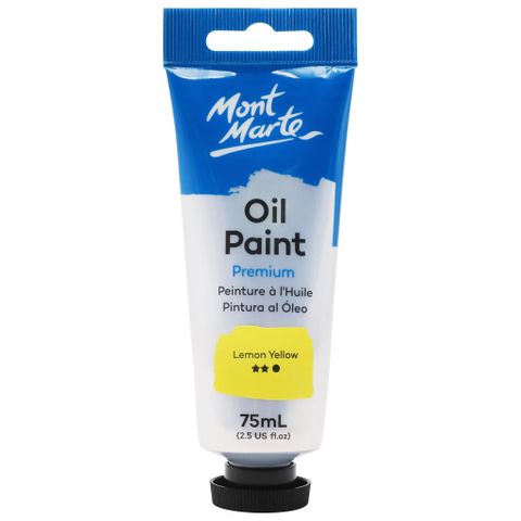 MM Oil Paint 75ml Lemon Yellow