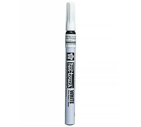  Bút lông Pen-Touch, nét mãnh 1.0mm màu Trắng 