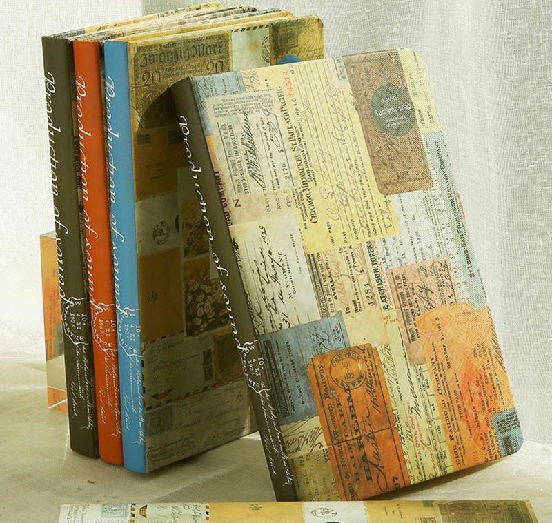  Sổ tay vintage bìa cứng cỡ A5 