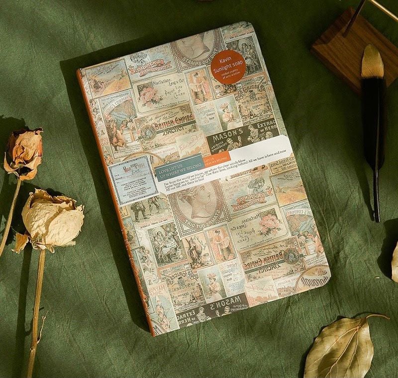  Sổ tay vintage bìa cứng cỡ A5 