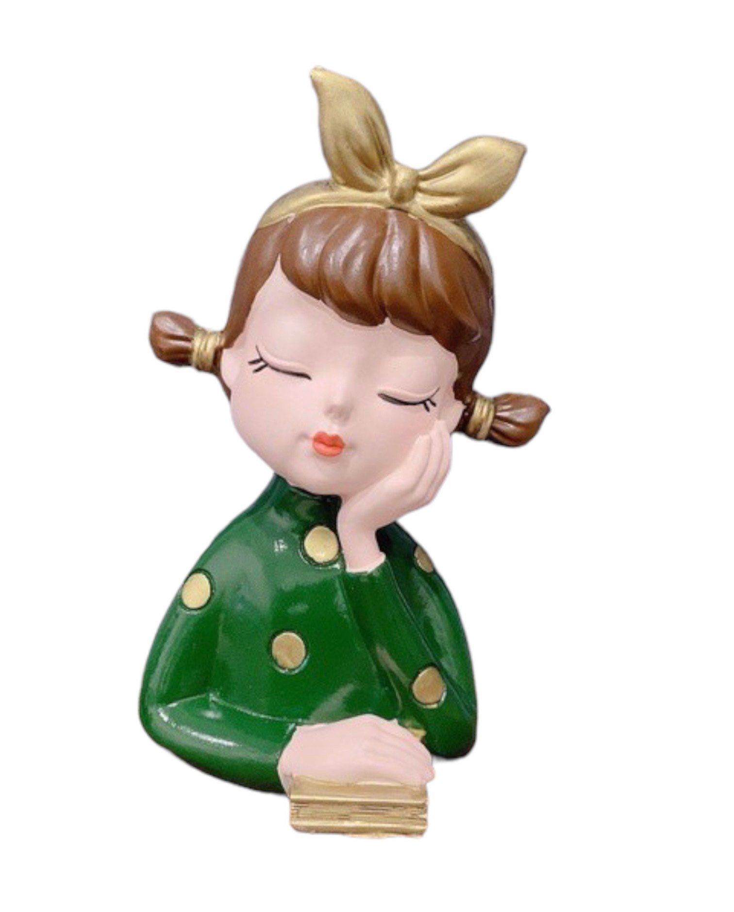  Chậu hoa Cô gái đọc sách 