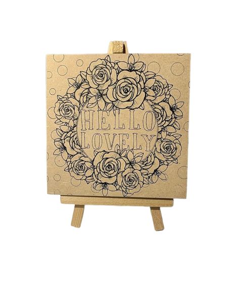  Bộ khung tranh nhỏ+giá vẽ-Colormate 