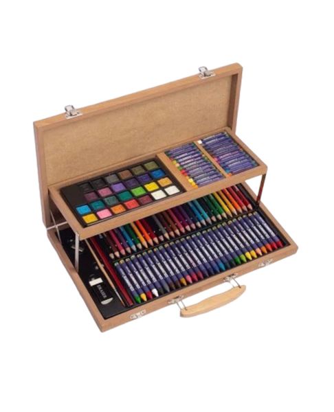  Bộ màu vẽ hộp gỗ cao cấp HG111WP-Colormate 