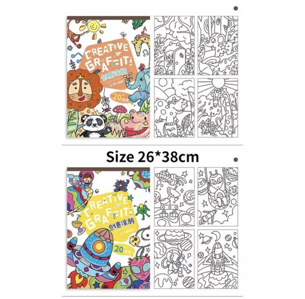  Tập Tô Màu 20 Trang Cho Bé 