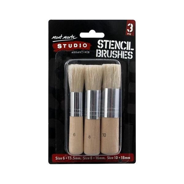  Bộ 3 cây cọ Stencil số 6 ,8,10 