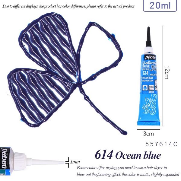  Tuýp màu vẽ nổi Pebeo 614 