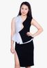 Đầm tiệc gile peplum