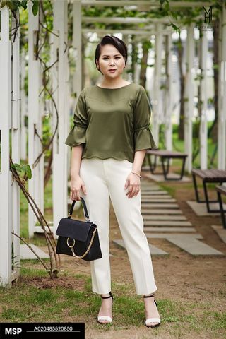 Áo sơ mi trắng đồng phục học sinh cao cấp tay lửng cho nữ  Danangsale