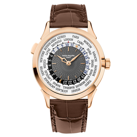 Đồng hồ Patek Philippe Complications Worldtimer Vàng hồng 18K 5230R-001