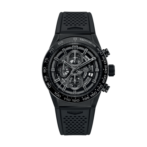 Đồng Hồ TAG Heuer Carrera Heuer01 Full Black Matt Ceramic CAR2A90.FT6071