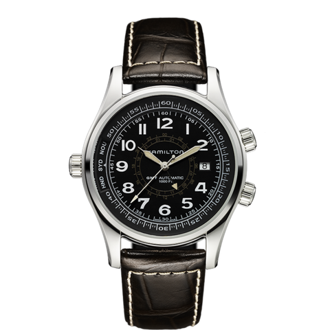 Đồng hồ Hamilton Automatic Khaki Navy UTC Huyền Bí  H77505535