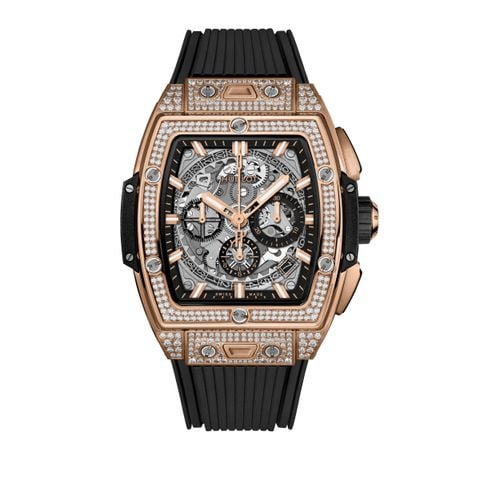 Hublot Spirit Of Big Bang King Gold Diamond Pave 642.OX.0180.RX.1704