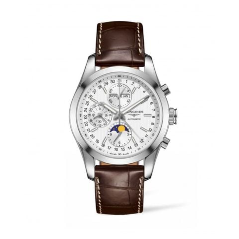 Đồng hồ Longines Conquest Classic Moonphase lịch lãm L2.798.4.72.3