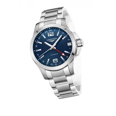 Đồng hồ Longines Conquest GMT mạnh mẽ L3.687.4.99.6