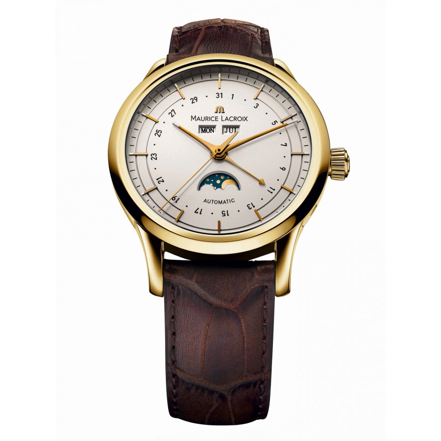 Maurice Lacroix Les Classiques Phase De Lune 18k Gold Automatic