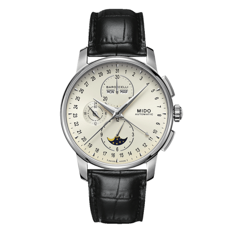 Đồng hồ Mido Automatic Baroncelli Moonphase vàng hồng M8607.4.M1.4