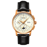 Đồng hồ Mido Automatic Baroncelli Moonphase vàng hồng M8607.3.M1.42