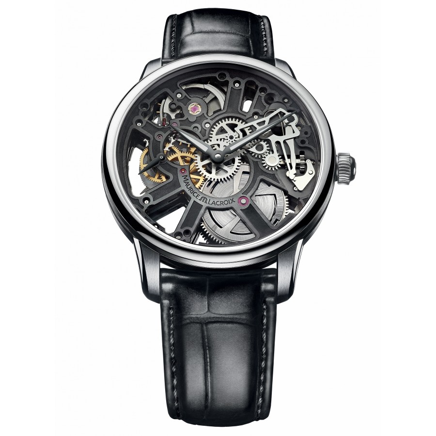 ng H Maurice Lacroix Masterpiece Squelette MP7228 SS001 000 1