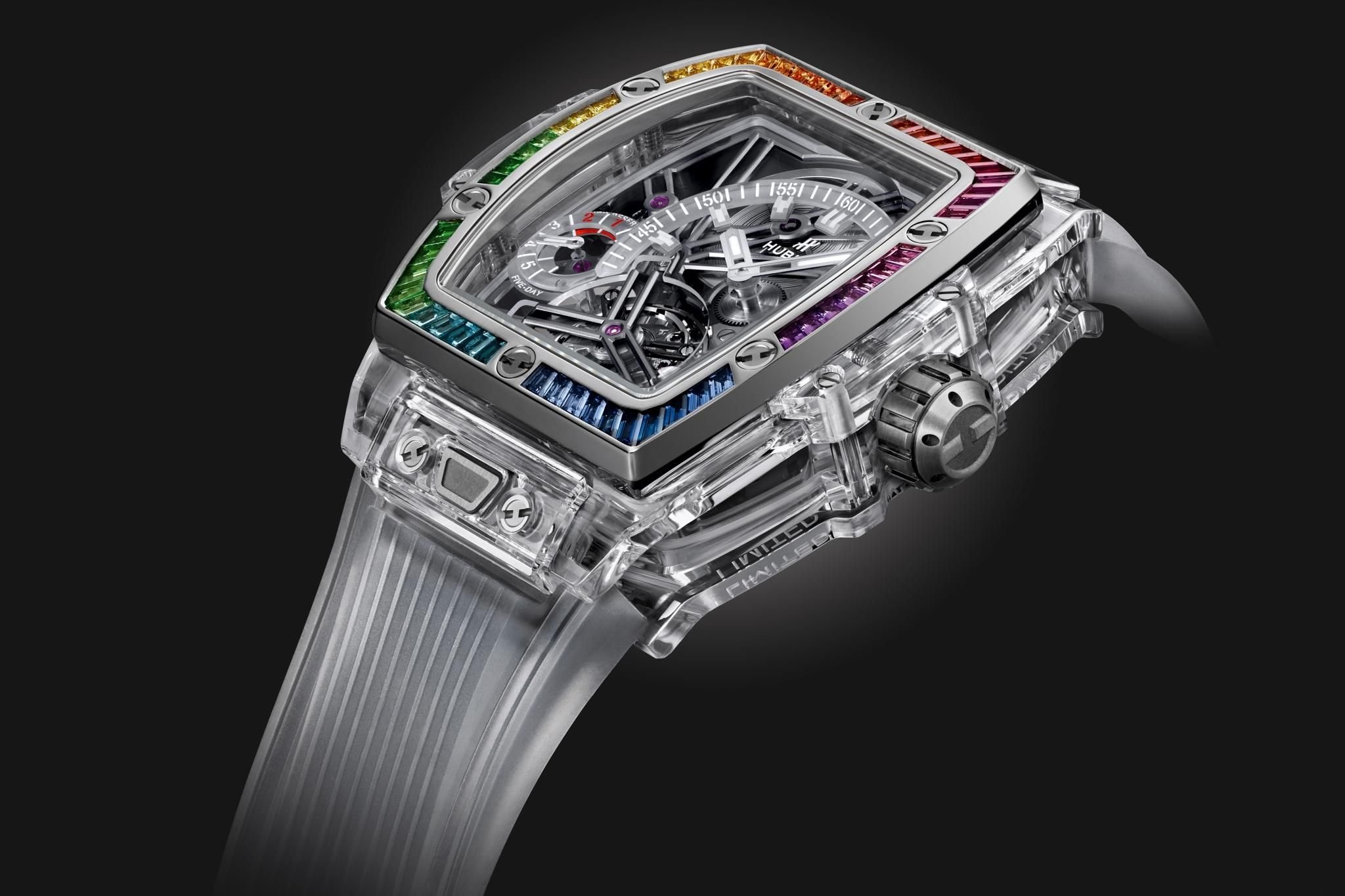 Hublot spirit of big bang sapphire rainbow sale