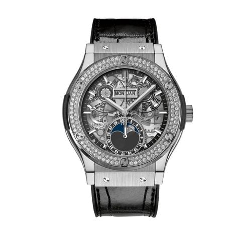 Hublot Classic Fusion Aerofusion Moonphase Titanium Diamond 547.NX.0170.LR.1104