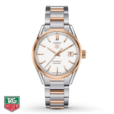 Đồng Hồ TAG Heuer Carrera Calibre 5 Automatic vàng 18k WAR215D.BD0784