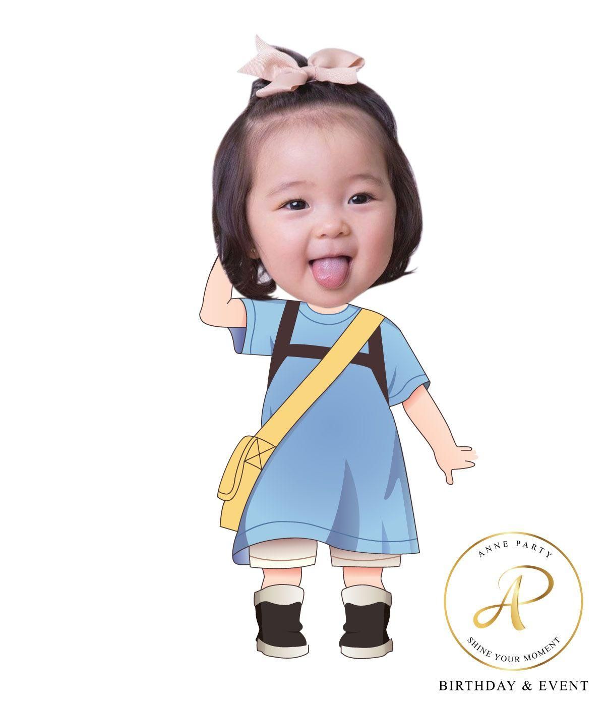 hình chibi thiết kế 1 – ANNE PARTY