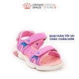  Dép Sandal Quai Hậu Bé Gái Cao Cấp, Êm Ái, Chống Hôi Chân | Crown Space CRUK541 