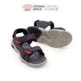  Dép Sandal Quai Dán Bé Trai Cao Cấp, Siêu Nhẹ, Chống Trơn | Crown Space CRUK542 